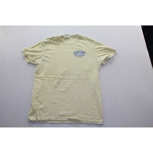 Ron Jon Surfboards T-Shirt Mens Small Yellow‎ Good Clearwater Beach Graphic Tee